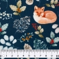 Preview: Jersey | Woodanimals | Fuchs | jeansblau